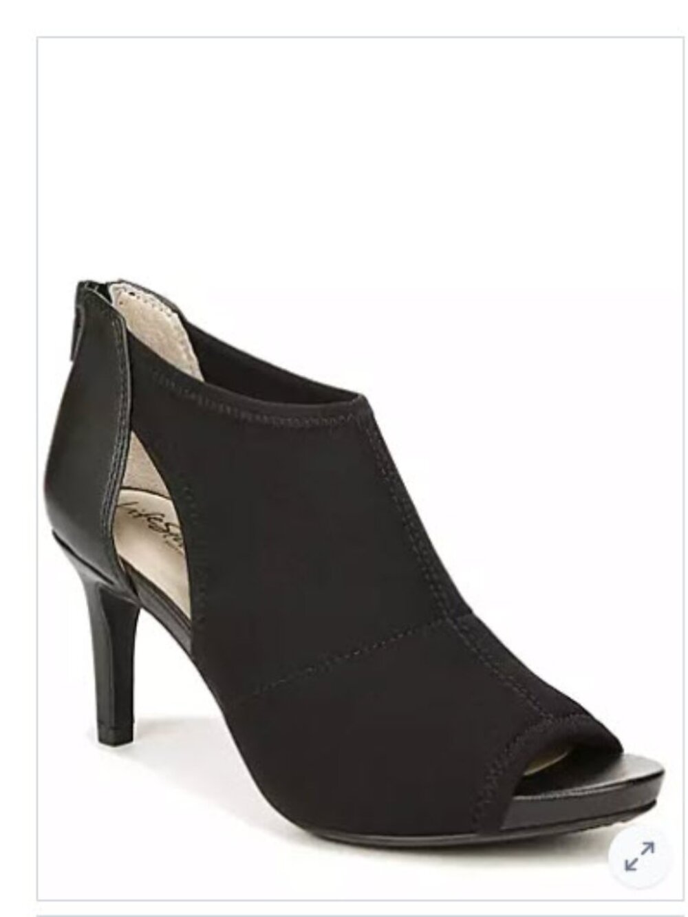 LifeStride Mod Slingback (7.5 wide, Black)